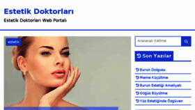 What Estetikdoktorlari.net website looked like in 2018 (5 years ago)