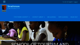 What Elearning.strathmore.edu website looked like in 2018 (5 years ago)
