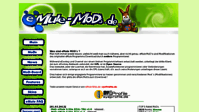 What Emule-mods.de website looked like in 2018 (5 years ago)