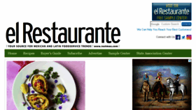 What Elrestaurante.com website looked like in 2018 (5 years ago)