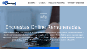 What Encuestazo.com website looked like in 2018 (5 years ago)