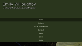 What Emilywilloughby.com website looked like in 2018 (5 years ago)