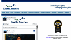 What Enableamerica.org website looked like in 2018 (5 years ago)