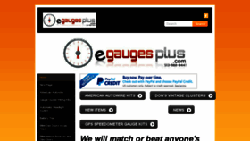 What Egaugesplus.com website looked like in 2018 (5 years ago)