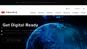 What Equinix.ae website looked like in 2018 (5 years ago)