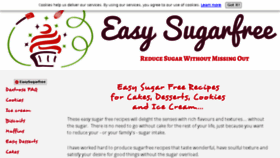 What Easy-sugarfree.com website looked like in 2018 (5 years ago)