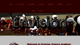 What Envisionscienceacademy.com website looked like in 2018 (5 years ago)