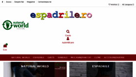What Espadrile.ro website looked like in 2018 (5 years ago)