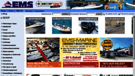 What Ems-marine.com website looked like in 2018 (5 years ago)
