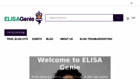 What Elisagenie.com website looked like in 2018 (5 years ago)