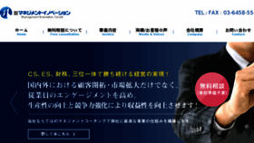 What E-management.jp website looked like in 2018 (5 years ago)