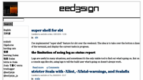What Eed3si9n.com website looked like in 2018 (5 years ago)