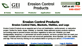 What Erosioncontrol-products.com website looked like in 2018 (5 years ago)