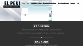 What Elperi.com website looked like in 2018 (5 years ago)