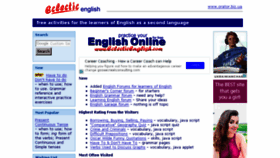 What Eclecticenglish.com website looked like in 2018 (5 years ago)