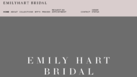 What Emilyhartbridal.com website looked like in 2018 (5 years ago)