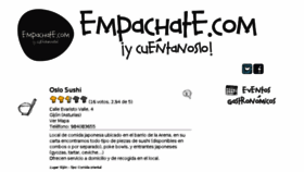 What Empachate.com website looked like in 2018 (5 years ago)