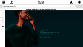 What Eileenfisher.com website looked like in 2018 (5 years ago)