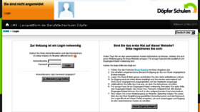 What Extranet.doepfer-schulen.de website looked like in 2018 (5 years ago)