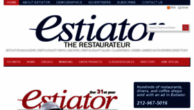 What Estiator.com website looked like in 2018 (5 years ago)