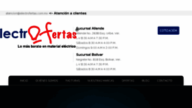 What Electrofertas.com.mx website looked like in 2018 (5 years ago)