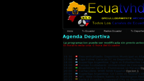 What Ecuatvhd.net website looked like in 2018 (5 years ago)