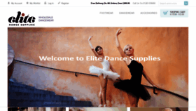 What Elitedancesupplies.co.uk website looked like in 2018 (5 years ago)