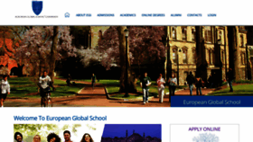 What Egs.education website looked like in 2018 (5 years ago)