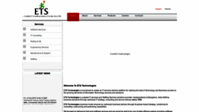 What Ets-staffing.com website looked like in 2018 (5 years ago)