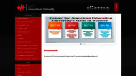 What Ecampus.intimal.edu.my website looked like in 2018 (5 years ago)