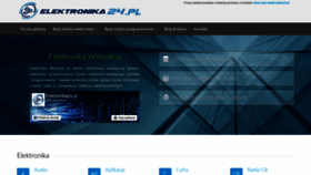 What Elektronika24.pl website looked like in 2018 (5 years ago)