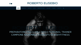 What Eusebio.pro website looked like in 2018 (5 years ago)