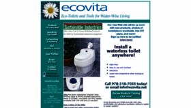 What Ecovita.net website looked like in 2018 (5 years ago)