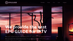 What Epgguide.net website looked like in 2018 (6 years ago)