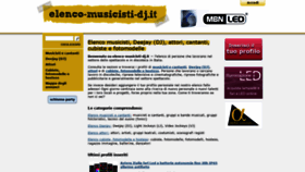 What Elenco-musicisti-dj.it website looked like in 2018 (5 years ago)