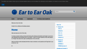 What Eartoearoak.com website looked like in 2018 (5 years ago)
