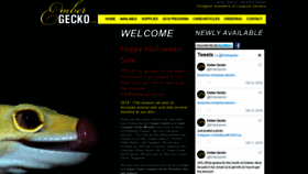 What Embergecko.com website looked like in 2018 (5 years ago)