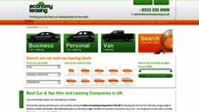 What Economy-car-leasing.co.uk website looked like in 2018 (5 years ago)