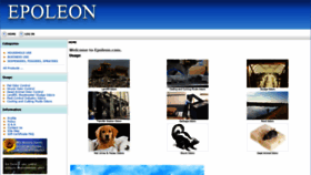 What Epoleon.com website looked like in 2018 (5 years ago)