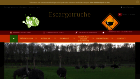 What Escargotruche.fr website looked like in 2018 (5 years ago)