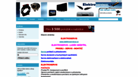 What Elektroserviscz.cz website looked like in 2018 (5 years ago)