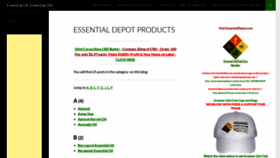 What Essential-oil.com website looked like in 2018 (5 years ago)