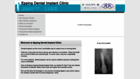 What Eppingdental.com.au website looked like in 2018 (5 years ago)