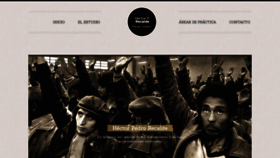 What Estudiorecalde.com.ar website looked like in 2018 (7 years ago)