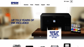 What Epson.ae website looked like in 2018 (5 years ago)