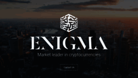 What Enigma-securities.io website looked like in 2018 (5 years ago)