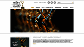 What Emmymid-america.org website looked like in 2018 (5 years ago)