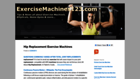 What Exercisemachines123.com website looked like in 2018 (5 years ago)