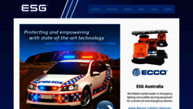 What Eccosafetygroup.com.au website looked like in 2018 (5 years ago)