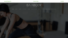 What Embodypilates.it website looked like in 2018 (5 years ago)